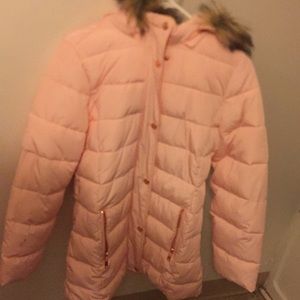 Justice Pink Coat